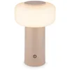 Image de BRILONER Juna - Tafellamp oplaadbaar - schnulos - dimbaar - voor buiten en binnen - beige - Ø13 x 20.6 cm