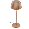 Image de BRILONER Luca   LED Nachtlamp   tafellamp met touchbediening   dimbaar   2.700 K warm wit licht   koffie   Ø14,3 x 36 cm