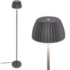 Image de BRILONER Luca   LED Vloerlamp   dimbaar met touchbediening   staande lamp warm wit licht   antraciet   Ø19 x 124 cm