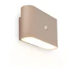 Image de BRILONER Chet   LED Wandlamp oplaadbaar   zonder stroom & boren   met bewegingssensor   warm wit licht   met kleefpad   beige   16 x 9,5 x 6,5 cm