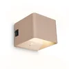Image de BRILONER Borra   LED Wandlamp oplaadbaar   zonder stroomaansluiting & boren   met bewegingssensor   warm wit licht   oplaadbaar   beige   10 x 8 x 10 cm