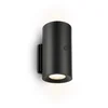 Image de BRILONER Misy   Oplaadbare Wandlamp   zonder stroomaansluiting & boren   dimbaar met touch   warm wit licht   zwart   Ø6 x 12 cm