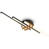 Image de BRILONER Tinka - LED Design Plafondlamp - met warm wit licht - hoekprofielen - 78 x 16 x 6,6 cm - zwart-hout