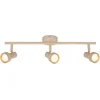 Image de B.K.Licht Tapp - Opbouwspot - plafondspot (plafondlamp) - 3x GU10 fitting - taupe / beige - 47.5 cm