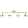 Image de B.K.Licht Tapp - Opbouwspot - plafondspot (plafondlamp) - 4x GU10 fitting - taupe / beige - 60.5 cm
