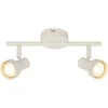 Image de B.K.Licht Tapp - Opbouwspot - plafondspot (plafondlamp) - 3x GU10 fitting - oud wit - 27.5 cm