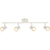 Image de B.K.Licht Tapp - Opbouwspot - plafondspot (plafondlamp) - 4x GU10 fitting - oud wit - 60.5 cm