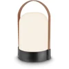 Image de B.K.Licht Asa groot - Tafellamp Oplaadbaar - snoerloze lamp - dimbaar - kampeerlamp - 90 Lm - voor binnen en buiten - 14.5 x 13.5 x 24 cm - zwart