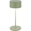 Image de BRILONER Kira - Tafellamp oplaadbaar - dimbaar - met touchfunctie - warm wit licht - binnen en buiten - in hoogte verstelbaar - Ø8 x 19 cm - saliegroen