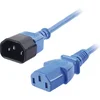 Image de Lindy - Stroomverlengkabel - IEC 60320 C13 naar IEC 60320 C14 - 1 m - gevormd - blauw