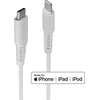 Image de LINDY 31318 USB-kabel USB 2.0 Apple Lightning stekker, USB-C stekker 3.00 m Wit