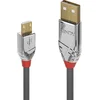 Image de LINDY 36651 USB-kabel USB 2.0 USB-A stekker, USB-micro-B stekker 1.00 m Grijs