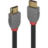 Image de Lindy Anthra Line - HDMI met ethernetkabel - HDMI (M) naar HDMI (M) - 2 m - drievoudig afgeschermd - zwart - rond, 4K ondersteuning