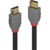 Image de LINDY 36966 HDMI-kabel HDMI Aansluitkabel HDMI-A-stekker, HDMI-A-stekker 7.50 m Antraciet, Zwart, Rood Vergulde steekco
