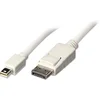 Image de LINDY Mini-displayport / DisplayPort Adapterkabel Mini DisplayPort stekker, DisplayPort stekker 3.00 m Wit 41058 UL gec