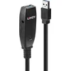 Image de LINDY 43322 USB-kabel USB 3.2 Gen1 USB-A stekker, USB-A bus 15.00 m Zwart