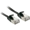Image de LINDY 47480 RJ45 Netwerkkabel, patchkabel CAT 6A U/FTP 0.30 m Zwart Snagless 1 stuk(s)