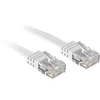 Image de LINDY 47504 RJ45 Netwerkkabel, patchkabel CAT 6 U/UTP 5.00 m Wit Snagless 1 stuk(s)