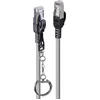 Image de Lindy 47601 netwerkkabel Grijs 0,5 m Cat6a S/FTP (S-STP)