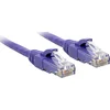 Image de LINDY 48126 RJ45 Netwerkkabel, patchkabel CAT 6 U/UTP 7.50 m Violet Snagless 1 stuk(s)