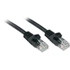 Image de LINDY 48191 RJ45 Netwerkkabel, patchkabel CAT 6 U/UTP 0.50 m Zwart Snagless 1 stuk(s)