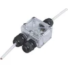 Image de Heitronic 21041 Verdeler 2-voudig 230 V 4 cm Transparant