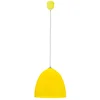 Image de Kinderkamer Woonkamer Siliconen hanglamp "Catinus" diameter 25 cm Hoogte: 110,8cm Geel