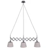 Image de Hanglamp verstelbaar "Adrienne" uitrekbaar tot 100 cm Metaal 3 lampen