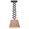 Image de Hanglamp Shear "Adrienne" Max. Verstelbaar Metaal Textiel E27 H125cm