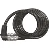 Image de ABUS spiraalkabel slot 3506C - 6 mm dik, flexibel cijferslot - ABUS-Security Level 1 - 120 cm - zwart