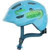 Image de ABUS kinderhelm Smiley 3.0 - fietshelm met diepe pasvorm, kindvriendelijke ontwerpen & ruimte voor een vlecht - voor meisjes en jongens - lichtblauw met krokodillenpatroon, maat M