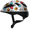 Image de Fietshelm ABUS SMOOTY 2.0 white smiley S - 45-50 cm - wit - Geschikt voor gebruik op kinderfietsen - 200 g