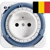 Image de Theben schakelklok 0260841 timer 26 UTE (Franse standaard), BE Belgische stekker plug (met pin), stopcontact timer analoog, 1-kanaals, tijdprogramma stekker, 24 uur, wit (theben-timer 26 wit - dag), bespaarstekker, geruisloos