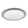 Image de Plafondlamp met sterrenhemel LED plafondlamp Slaapkamerlamp LED, metaal acryl, 11W 700Lm warm wit, DxH 34x8,5 cm, WOFI 912101066340