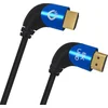 Image de Oehlbach: Ultra high-speed HDMI kabel 90°-stekker - 1M - Zwart