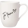 Image de Becher mit Henkel 'Je t'aime' Becher Liebe Statement 290 ml