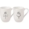 Image de Kaffeebecher Mr and Mrs Statement 280 ml Set van 2