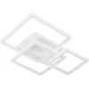 Image de Fischer & Honsel - Plafondlamp Gelder - 1x LED 45 W + 4,5 W RGB (incl.) - Zand Wit met Satijn Acryl