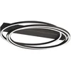 Image de Fischer & Honsel Kiku - Moderne LED Plafondlamp - 44W - Dimbaar - Ø 56cm - incl afstandsbediening - Lichtkleur aanpasbaar - Zwart