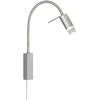 Image de Wandlamp bedlamp slaapkamerlamp LED leeslamp flexibele zwanenhals wandlamp, 4,5W 530lm warm wit, BxH 4x40 cm