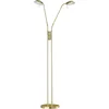 Image de Fischer & Honsel Pool TW Vloerlamp - Klassieke leeslamp - 160 cm - LED 2 x 5W - Dimbaar - Verschillende lichtkleuren - Goud