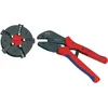 Image de Knipex 97 33 02 MultiCrimp® Krimphefboomtang met Wissellader + 3 Krimpprofielen