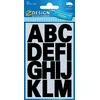 Image de Avery etiketten letters A-Z groot, 2 blad, zwart, waterbestendige folie