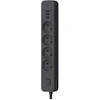Image de Stekkerdoos - QUARX - 4 stopcontacten - Met 3 USB-poorten, 3m kabel