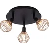 Image de Brilliant DALMA - Plafondlamp - Koper;Zwart