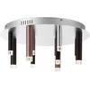 Image de Brilliant CEMBALO - Plafondlamp - Bruin
