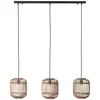 Image de Rotan hanglamp "Woodrow" 3-lichts