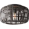 Image de Brilliant Woodrow - Plafondlamp - E27 max 1x60W - Hout/Zwart