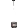 Image de Brilliant Woodrow - Hanglamp - E27 max 1x60W - Hout/Zwart