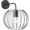 Image de BRILLIANT lamp, Silemia wandlamp zwart mat, 1x A60, E27, 52W, geschikt voor LED lampen